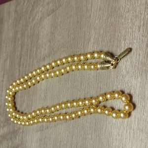 Kissaka Vintage Simulated Gold Pearls